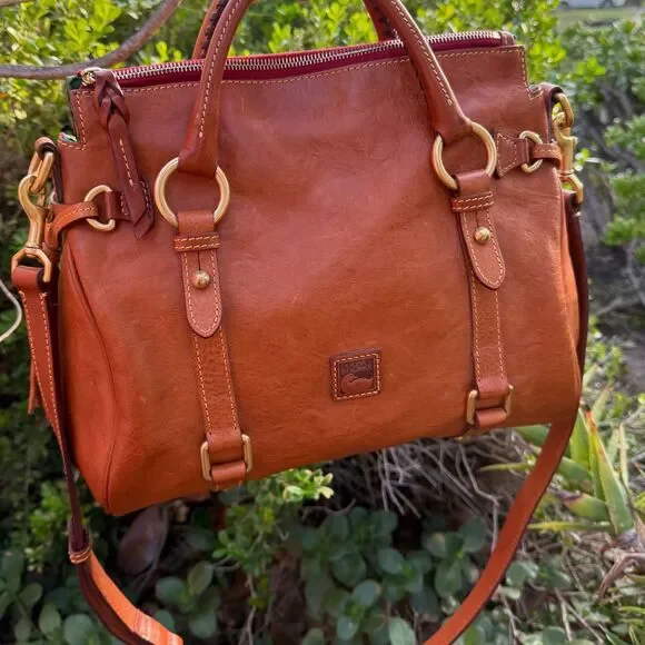 Dooney & Bourke Florentine Large Tassel Satchel – Natural - Picture 14 of 17